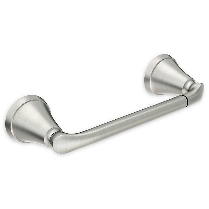 slide 1 of 6, Moen Tiffin Paper Towel Holder with Press & Mark - Brushed Nickel, 1 ct