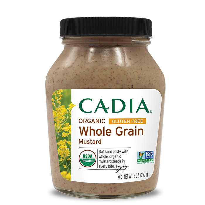slide 1 of 1, Cadia Organic Whole Grain Mustard, 8 oz