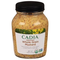 Cadia Whole Grain Organic Mustard - 8 oz