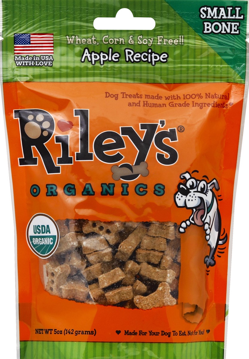 slide 2 of 2, Riley's Organics Small Treats Apple Recipes, 5 oz