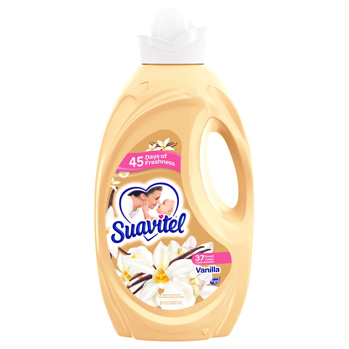 slide 1 of 1, Suavitel Sauvitel Fabric Softener, Vanilla, 50 oz