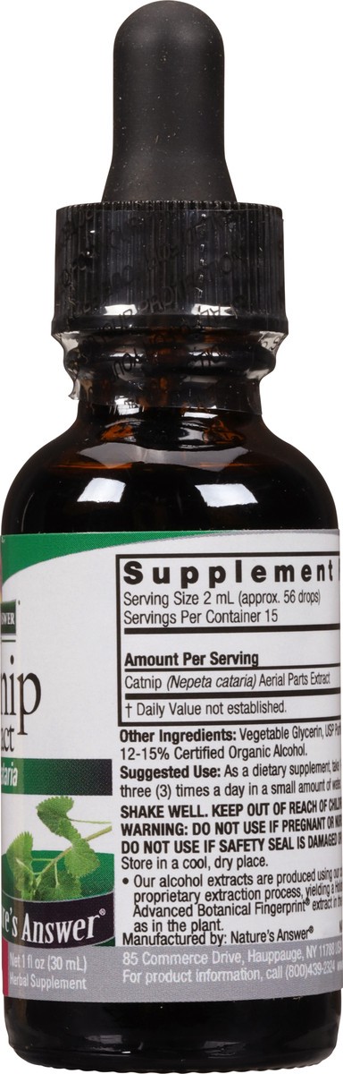 slide 4 of 12, Nature's Answer 2000 mg Catnip Extract 1 fl oz, 1 fl oz