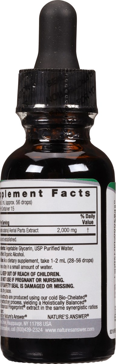 slide 10 of 12, Nature's Answer 2000 mg Catnip Extract 1 fl oz, 1 fl oz