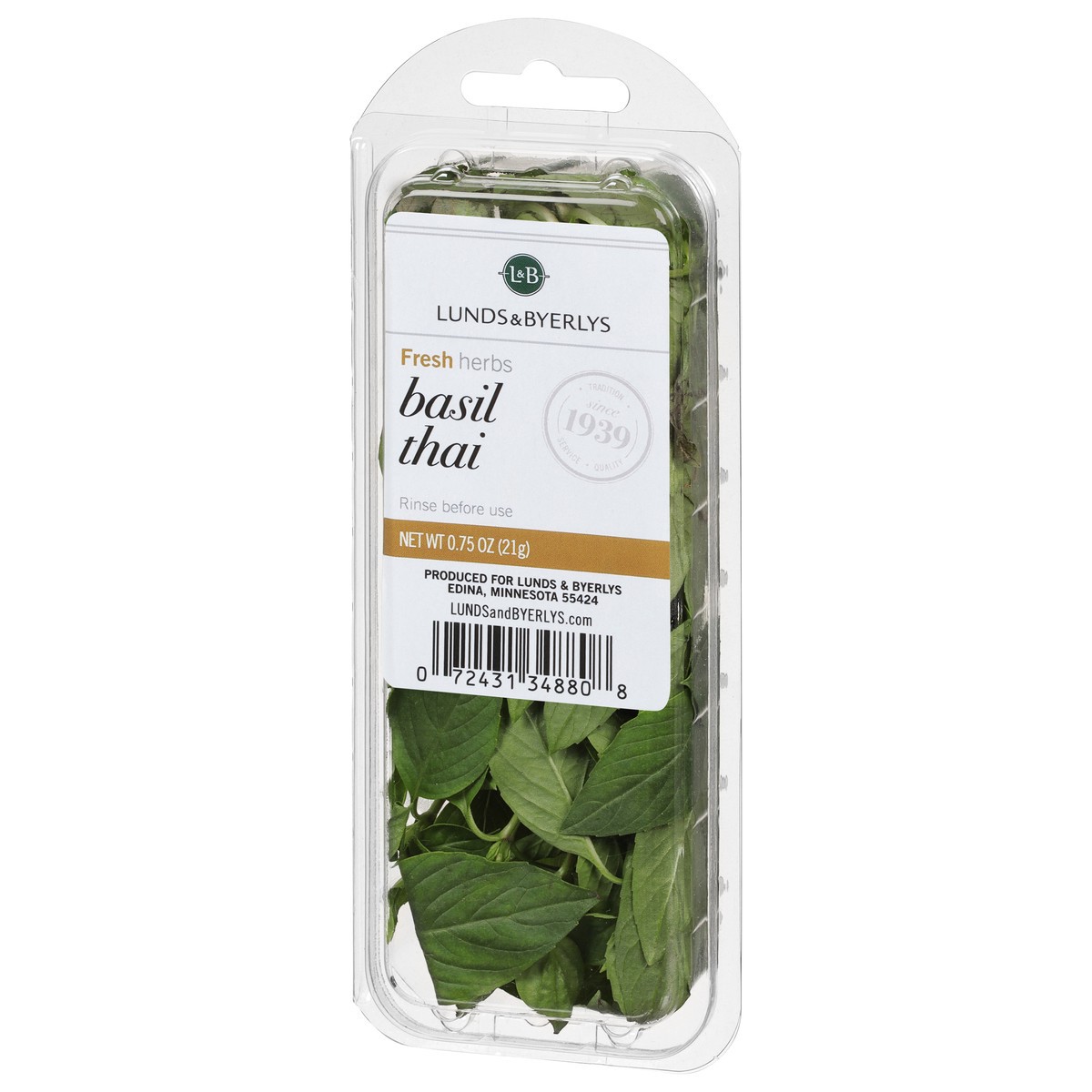 slide 3 of 9, L&B Lunds & Byerlys Fresh Herbs Thai Basil 0.75 oz, 0.75 oz