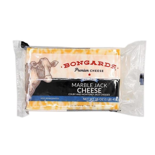 slide 1 of 1, Bongards Marble Jack Cheese, 16 oz