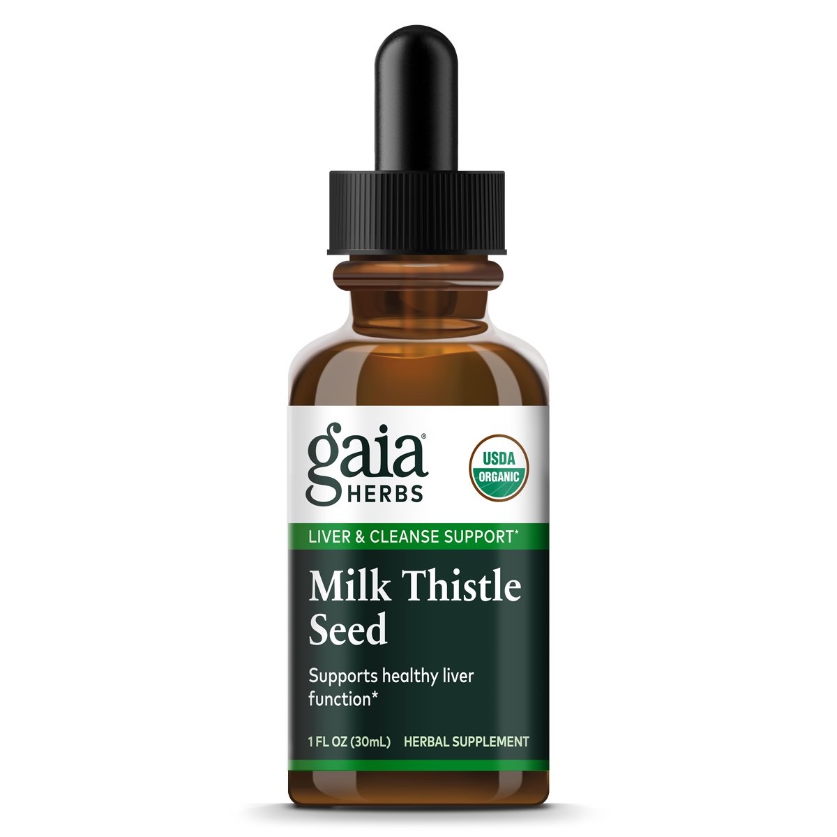 slide 1 of 1, Gaia Herbs Gaia Milk Thistle Seed 1 Oz, 1 ct