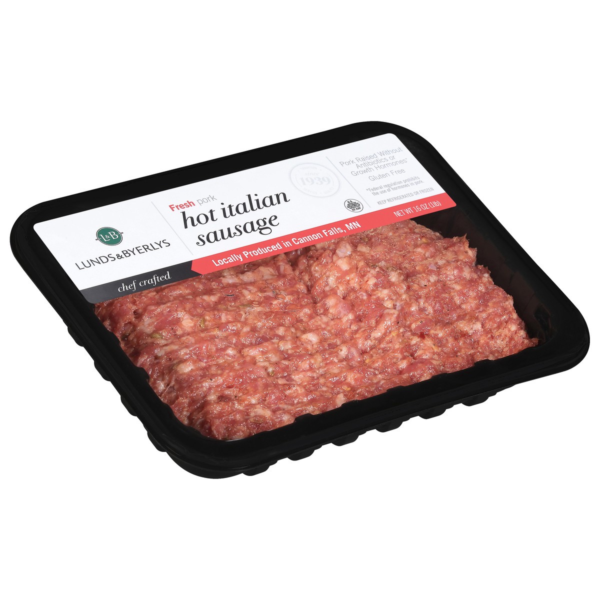 slide 3 of 9, Lunds & Byerlys Hot Italian Fresh Pork Sausage 16 oz, 16 oz