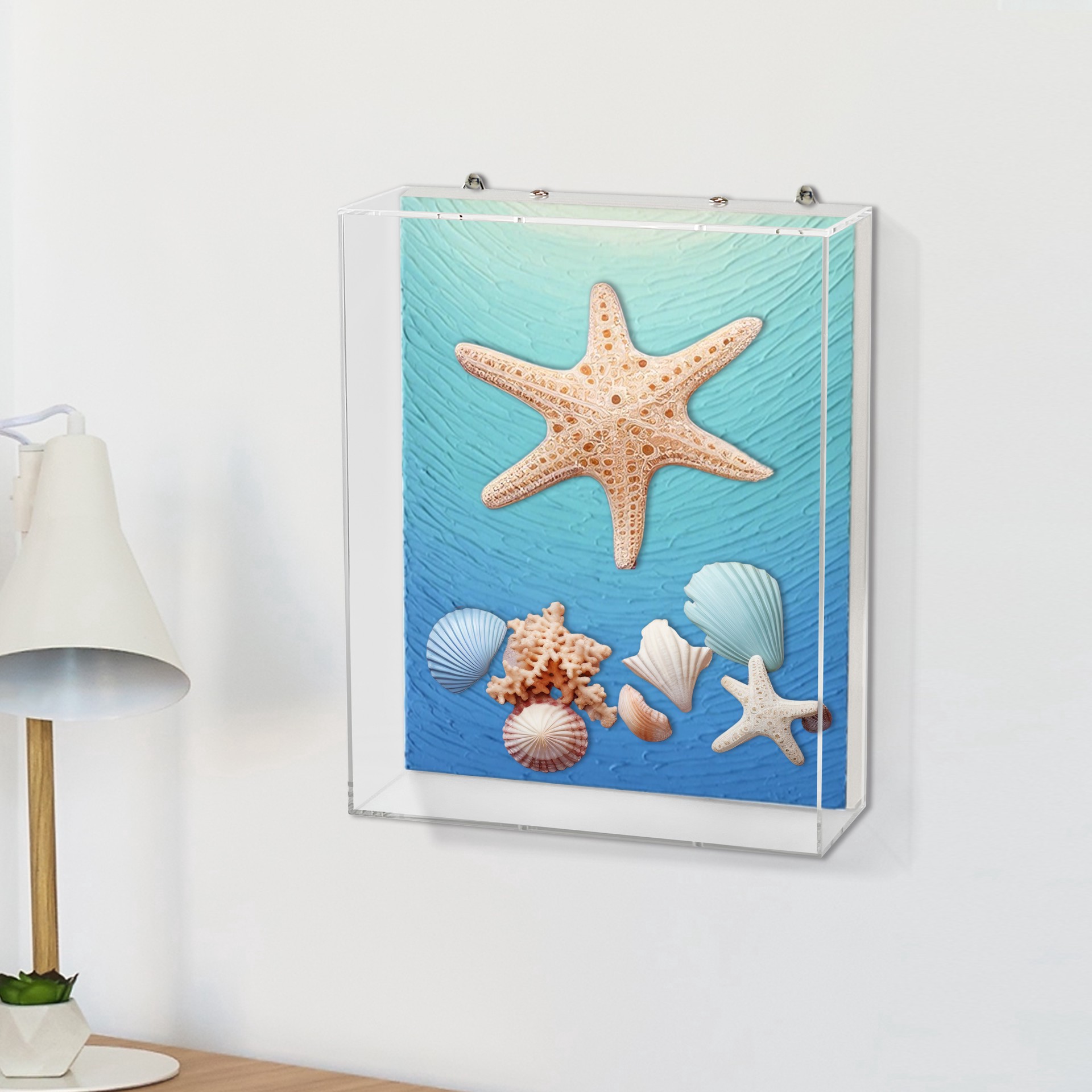 slide 5 of 5, 8" X 10" Clear Back Loading Shadow Box By Studio Decor, 8 in x 10 in