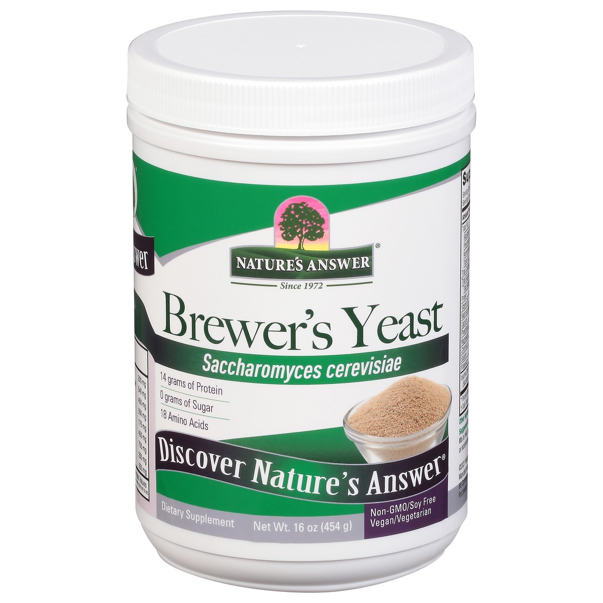 slide 13 of 13, Nature's Answer Natures Answ Brewers Yeast, 16 oz