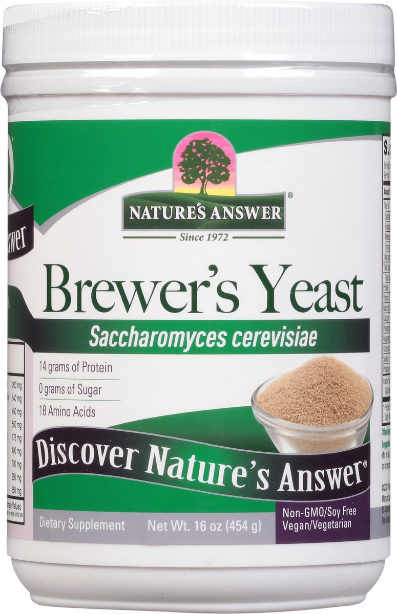 slide 6 of 13, Nature's Answer Natures Answ Brewers Yeast, 16 oz