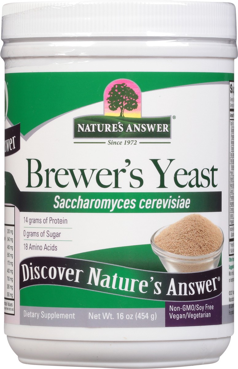 slide 11 of 13, Nature's Answer Natures Answ Brewers Yeast, 16 oz