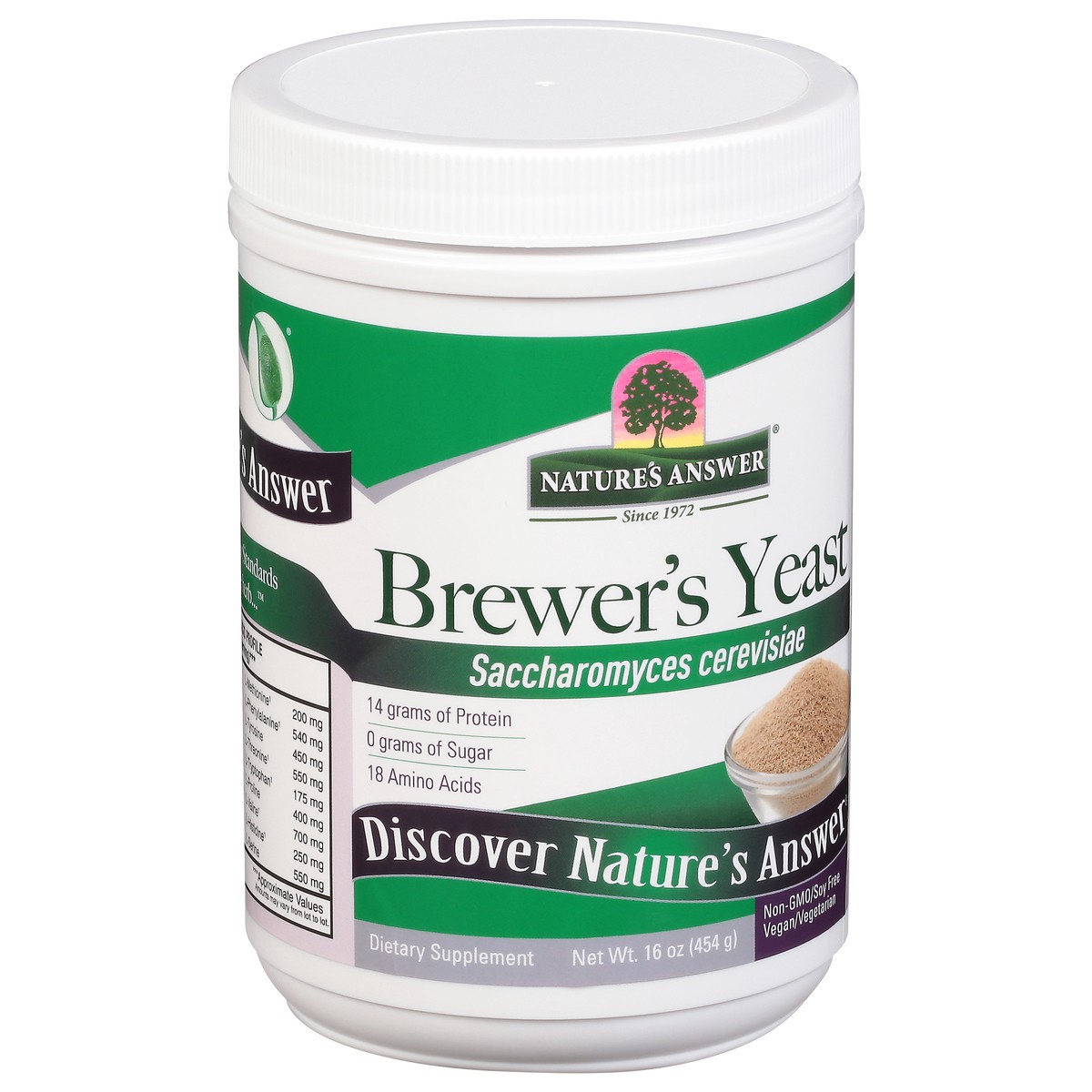 slide 7 of 13, Nature's Answer Natures Answ Brewers Yeast, 16 oz