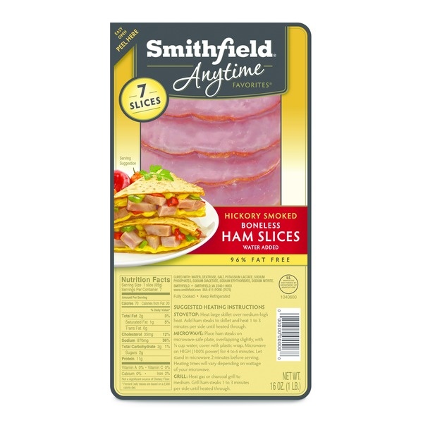 smithfield hickory smoked ham