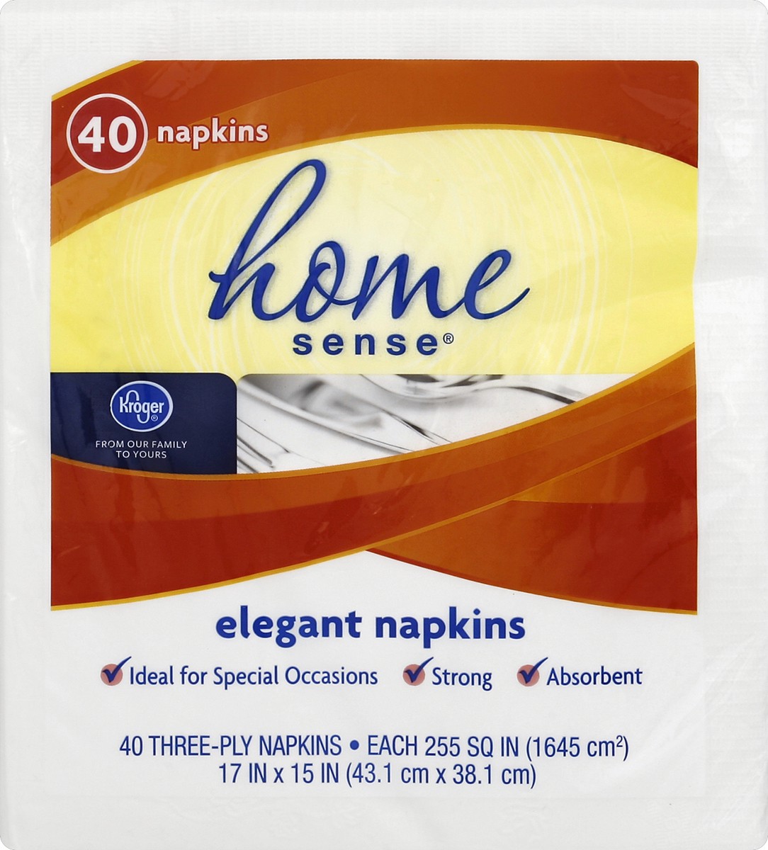 slide 4 of 4, Kroger Nice & Elegant Dinner Napkins, 40 ct