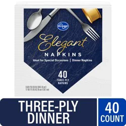 Kroger Nice & Elegant Dinner Napkins