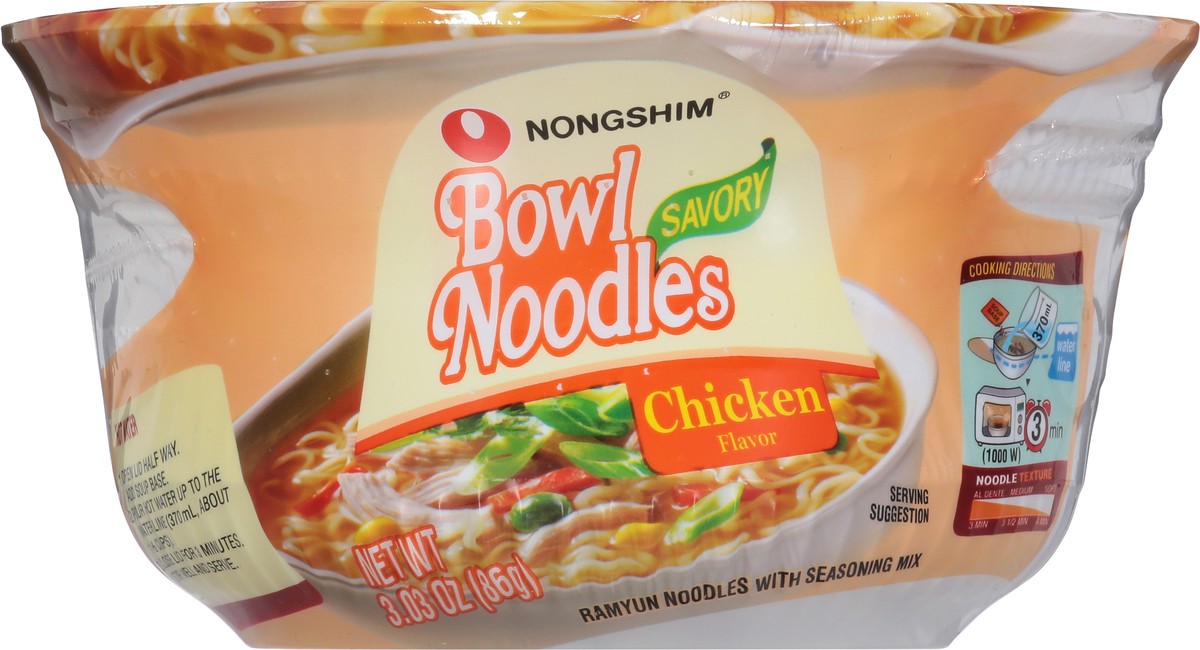 slide 10 of 11, Nongshim Savory Chicken Flavor Bowl Noodles 3.03 oz, 3.03 oz