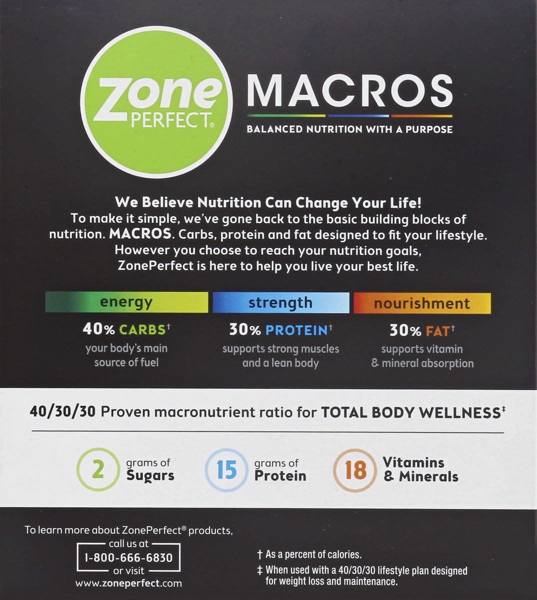 slide 8 of 10, Zone Perfect ZonePerfect Macros Nutrition Bar Fruity Cereal Bars 1.76 oz Bars, 8.8 oz