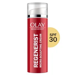 Olay Regenerist Anti-Aging Face Cream, Hydrating Moisturizer with SPF 30, Micro-Sculpting Formula, 1.7 oz