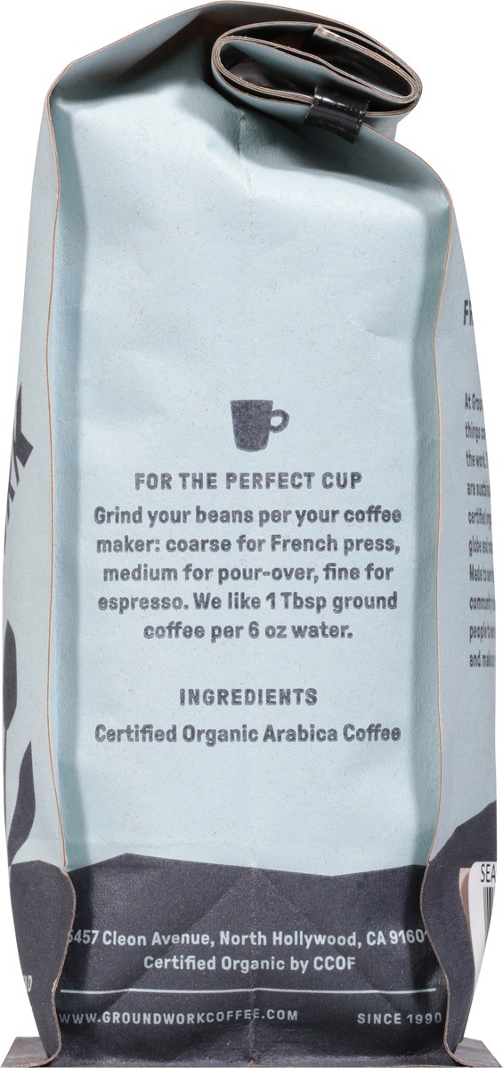 slide 8 of 12, Groundwork Organic Indonesia Whole Bean Medium Roast Seasonal Blend Coffee 12 oz, 12 oz