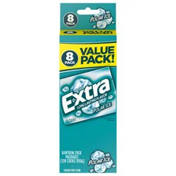 EXTRA Polar Ice Sugar Free Chewing Gum Bulk, 15 ct (8 Pack)