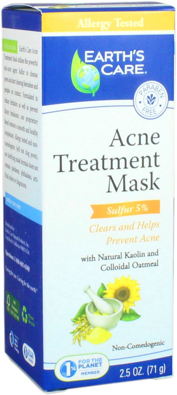 slide 1 of 1, Earth's Care Acne Treatment Mask 2.5 oz, 2.5 oz