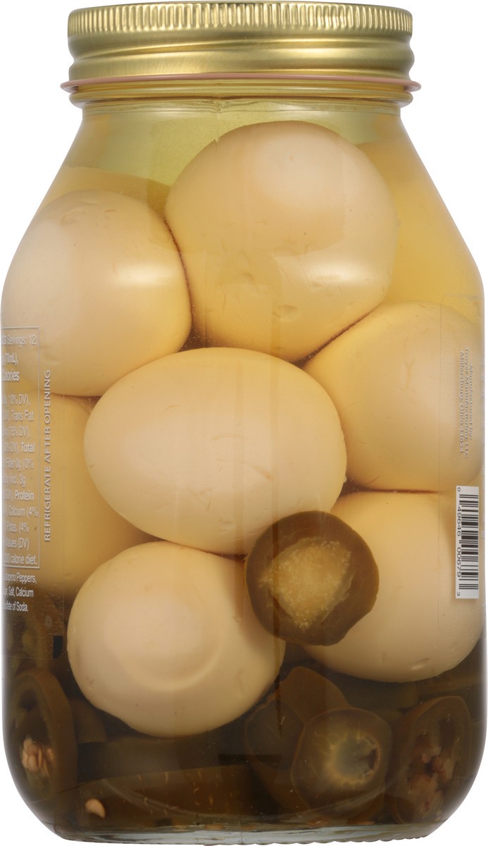 slide 9 of 9, Preserved Harvest Eggs Jalapeno Pickled, 32 oz