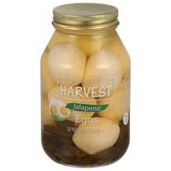 Preserved Harvest Eggs Jalapeno Pickled