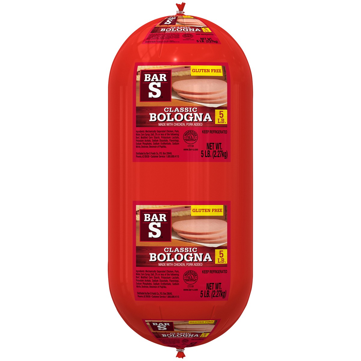 slide 1 of 11, Bar-S Classic Bologna 5 lb. Pack, 5 lb