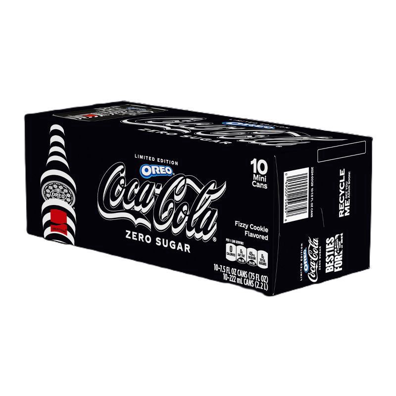 slide 4 of 7, Coke Zro Sgr Oreo Le 10Pk, 7.5 oz
