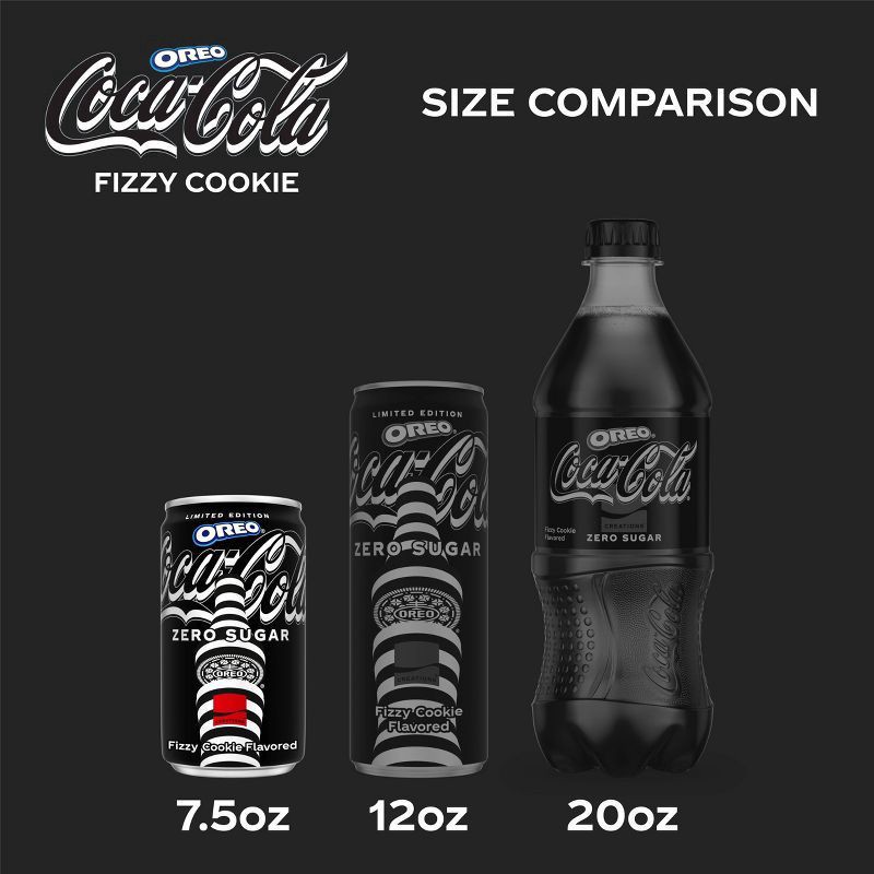 slide 5 of 7, Coke Zro Sgr Oreo Le 10Pk, 7.5 oz