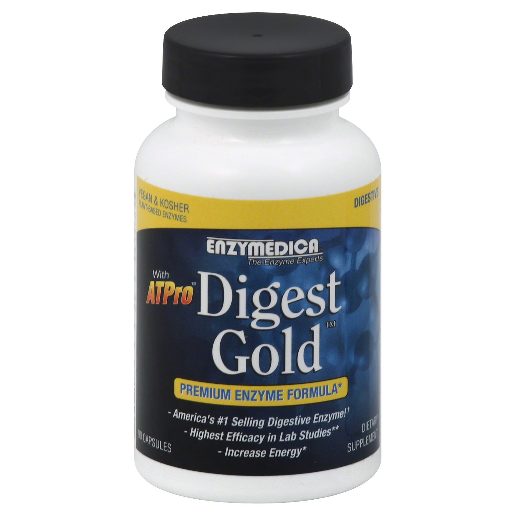 slide 1 of 2, Enzymedica Digest Gold Most Advanced Enzyme Formula, 90 cups