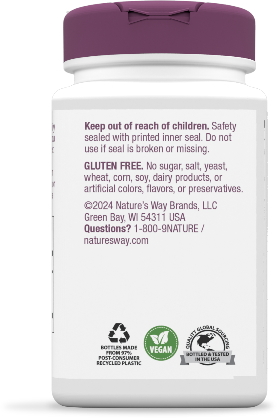 slide 5 of 5, Nature's Way Black Cohosh Premium Extract, 120 ct