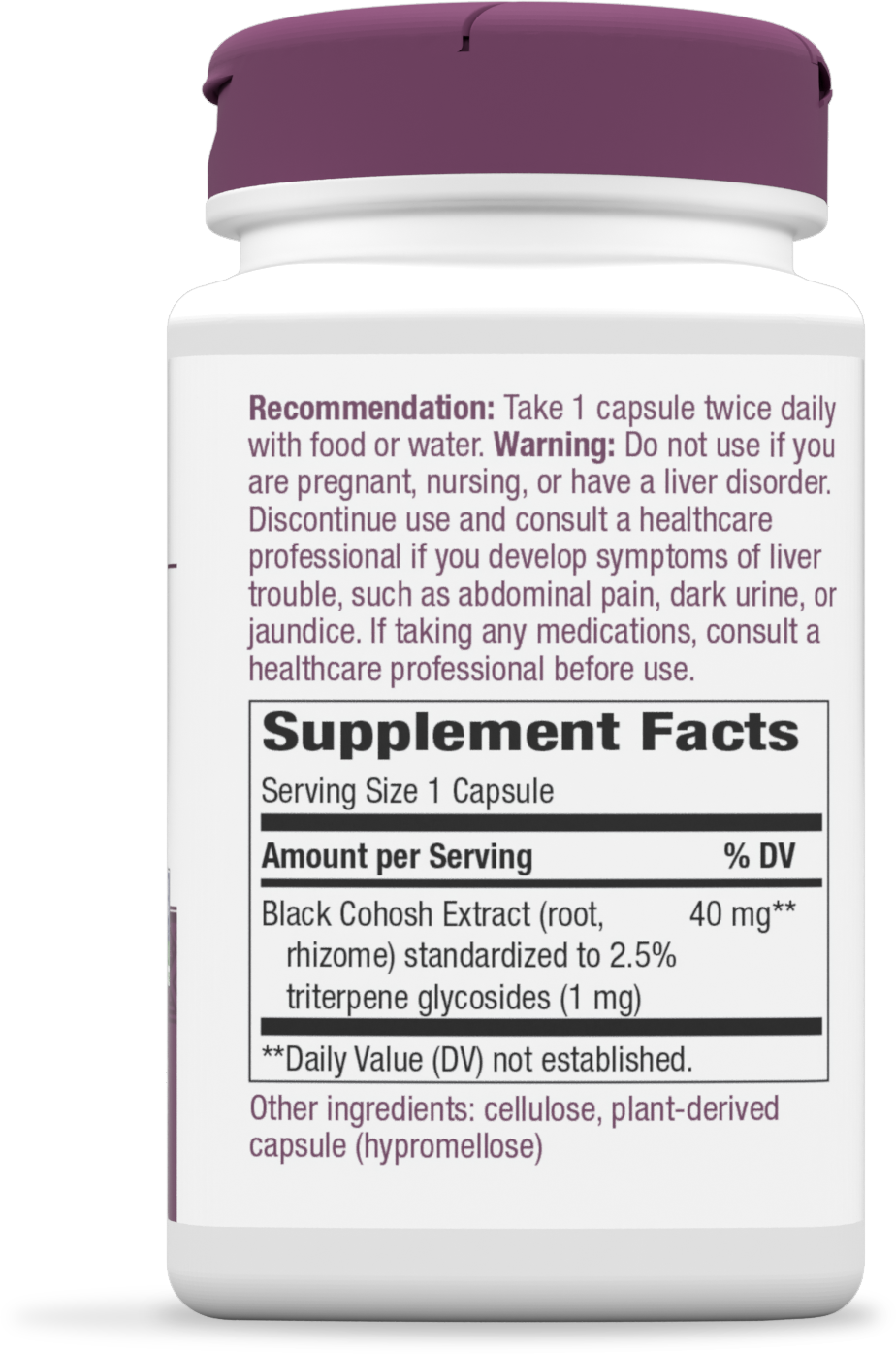 slide 4 of 5, Nature's Way Black Cohosh Premium Extract, 120 ct