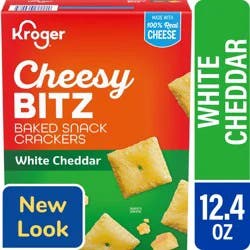 Kroger White Cheddar Baked Cheese Bits Crackers