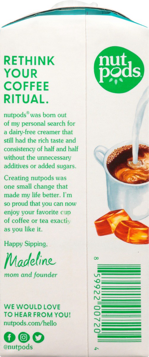 slide 3 of 9, nutpods Almond + Coconut Caramel Creamer, 11.2 fl oz