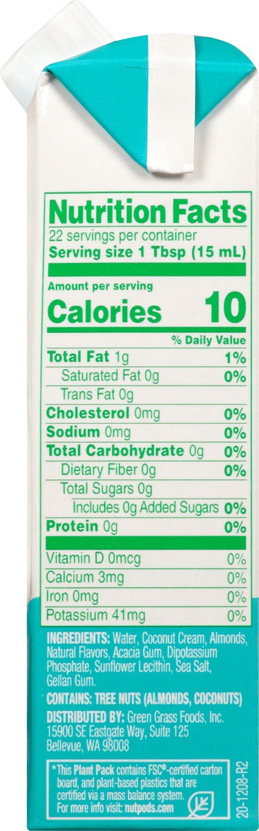 slide 4 of 9, nutpods Almond + Coconut Caramel Creamer, 11.2 fl oz