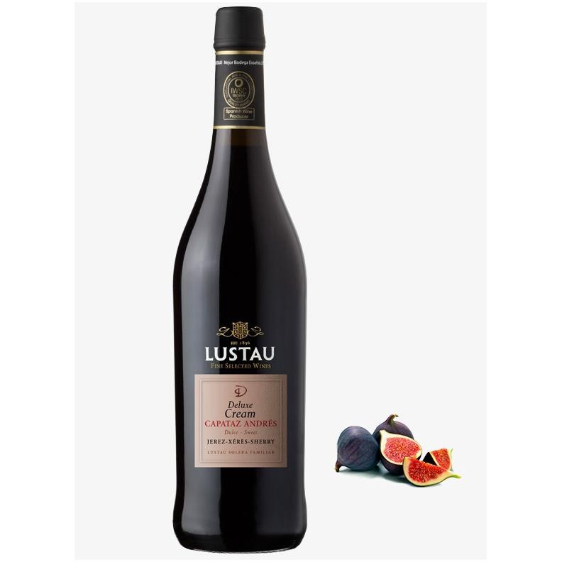 slide 1 of 1, Lustau Fino Lustau Sherry Deluxe Cream, 750 ml