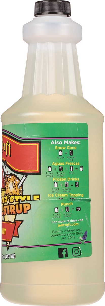 slide 5 of 9, Jell-Craft New Orleans Style Coconut Snowball Syrup 32 oz, 32 oz