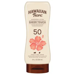 Hawaiian Tropic Sheer Touch Ultra Radiance Sunscreen Lotion SPF 50 With Island Inspired Botanicals