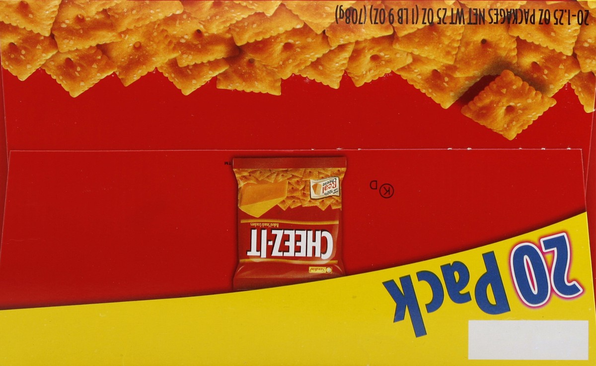 slide 2 of 6, Cheez-It Baked Snack Crackers 20 ea, 20 ct