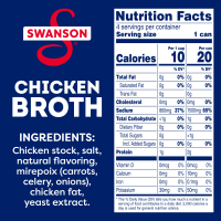 slide 4 of 29, Swanson 100% Natural Chicken Broth, 14.5 oz Can (Pack of 4), 58 oz