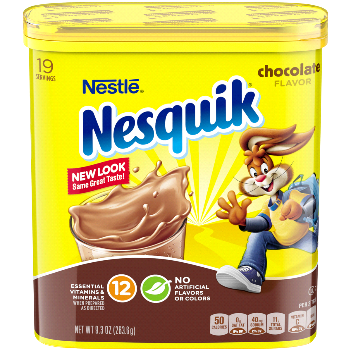 slide 1 of 6, Nestlé Nesquik Chocolate Flavor Powder, 9.3 oz