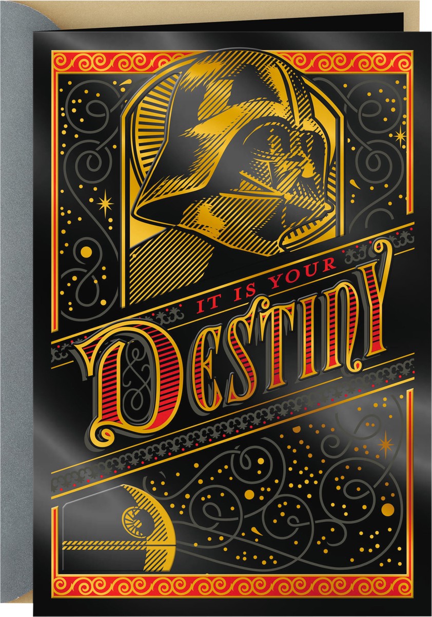 slide 3 of 4, Hallmark Star Wars Father's Day Card (Darth Vader, The Force is Strong with You), 1 ea
