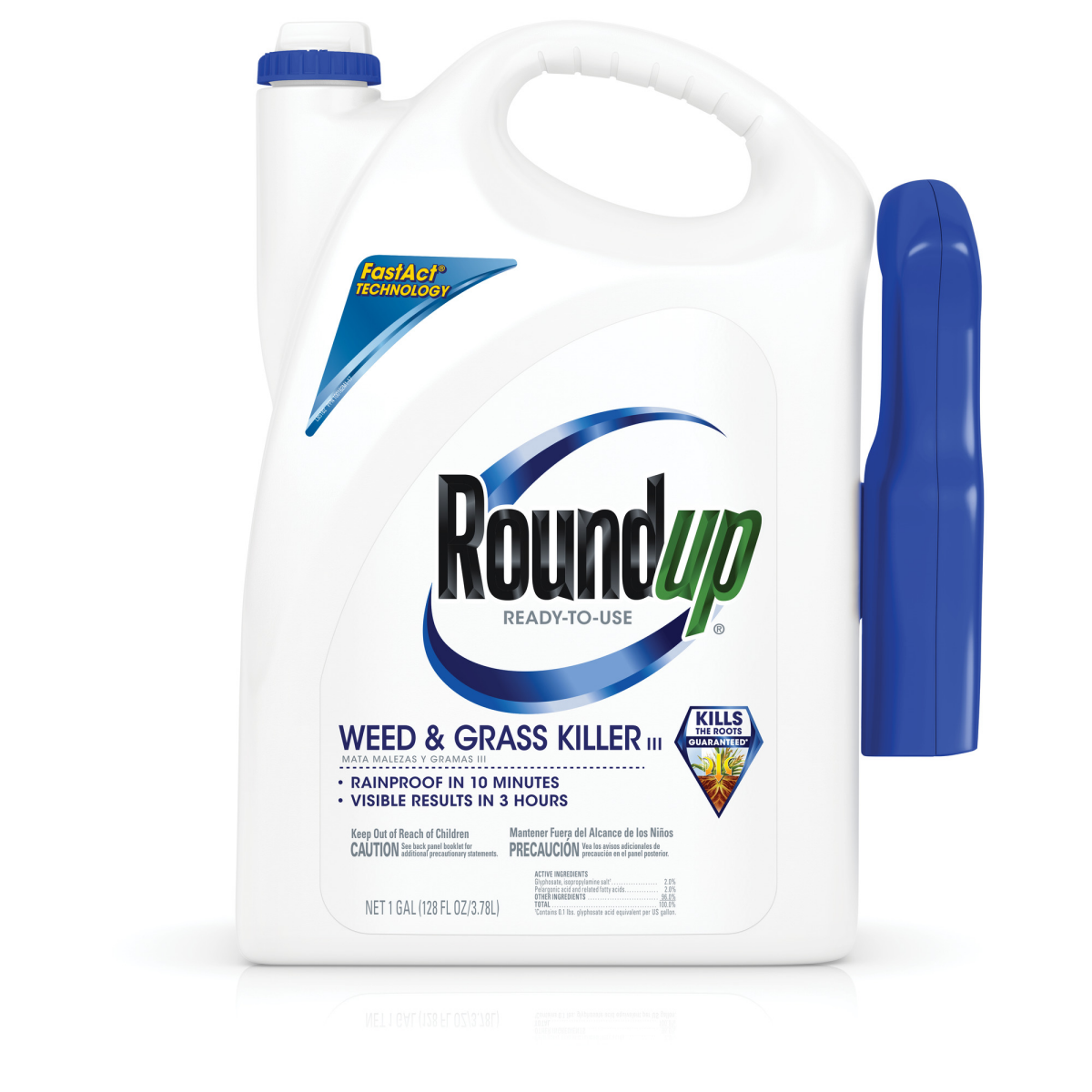 slide 1 of 13, Roundup Ready-To-Use Weed And Grass Killer Iii, 1 gal