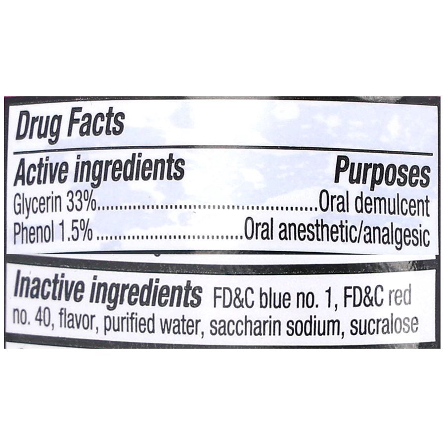 slide 5 of 5, Walgreens Oral Relief Sore Throat Spray Maximum Strength Berry, 4 fl oz