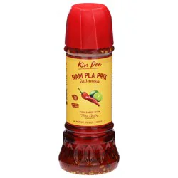Kin Dee Fish Sauce with Thai Chilis 10.5 oz