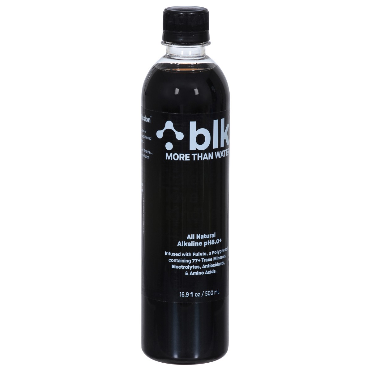 slide 2 of 9, blk. Spring Water Infused with Fulvic Acid, 16.9 fl oz