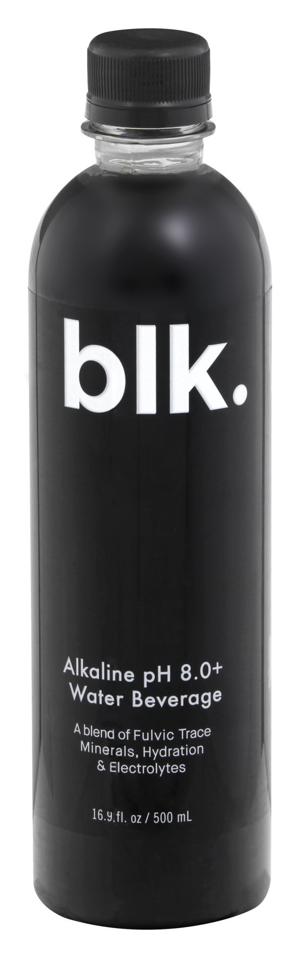 slide 1 of 9, blk. Spring Water Infused with Fulvic Acid, 16.9 fl oz