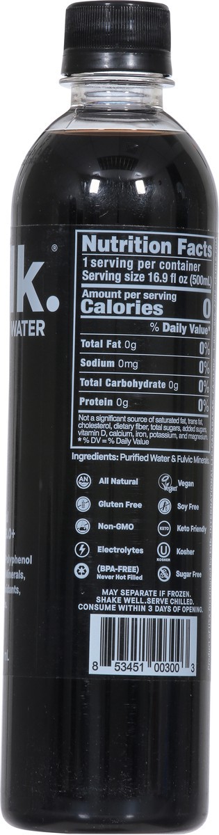 slide 9 of 9, blk. Spring Water Infused with Fulvic Acid, 16.9 fl oz