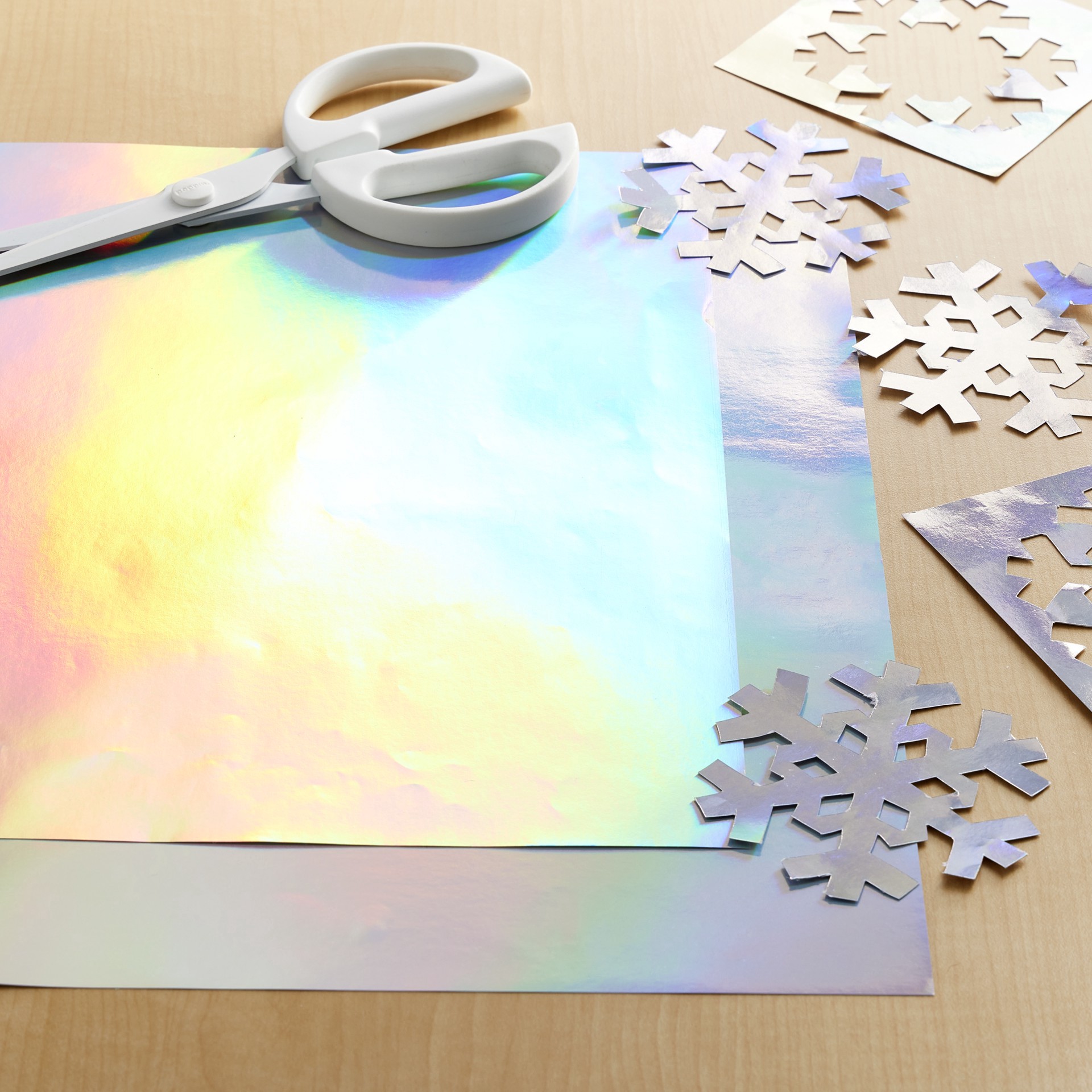 slide 2 of 2, Colorful Holographic Adhesive Back Solid Paper By Recollections, 12" X 12", 12 in x 12 in